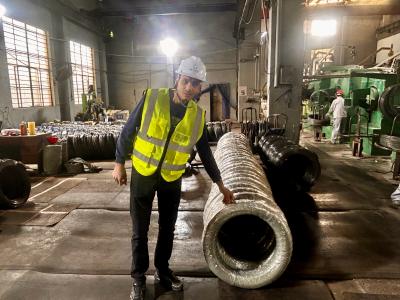 Марокканські клієнти проводять-інспекцію об’єкта на Aotian Steel, засвідчуючи...
