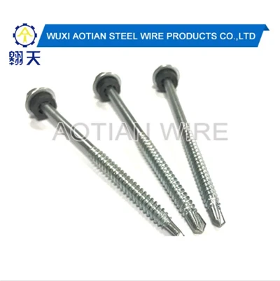 Самосвердлувальні гвинти з вуглецевої сталі.